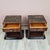 Art Deco Bedside Tables in Makassar Ebony and Portoro Marble, 1930s, Set of 2 For Sale - Image 9 of 14