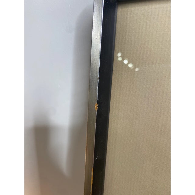 Late 20th Century Figurative Abstract Ink and Gouache Painting by Joseph Jankowski, Framed For Sale - Image 11 of 13