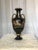 Antique Italian Neoclassical Basalt Grecian Style Porcelain Urn Vase For Sale - Image 4 of 13