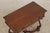 Wood Hickory Chair Continental Mahogany Console Library Table For Sale - Image 7 of 16