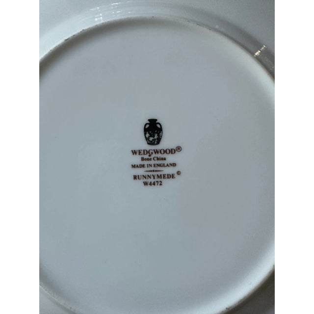 1990s Vintage Wedgwood Runnymede Pattern Salad Plate For Sale - Image 5 of 6
