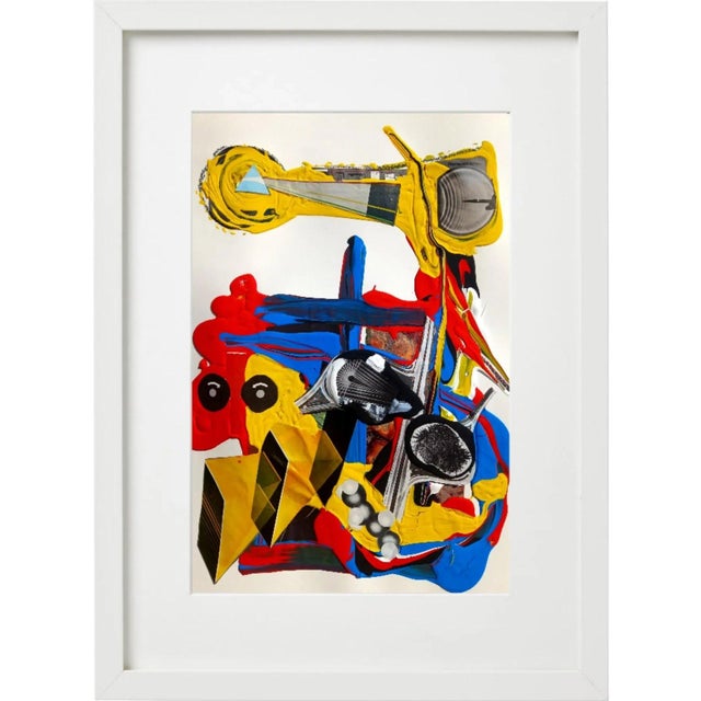 2020s Set of 6 - 11.5' X 14' Framed Abstract Acrylic Paintings 'The Physics' #2 by Diane Grant For Sale - Image 5 of 11