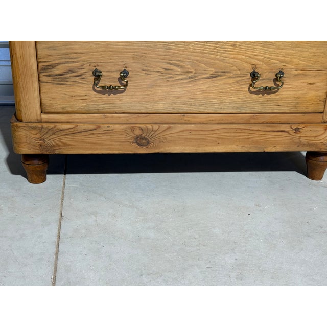 Antique Pine Two Over Two Drawers - Chest of Drawers From England For Sale - Image 11 of 18