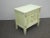 French Vintage French Louis Style Lite Green Nightstand W Brass Handles For Sale - Image 3 of 13