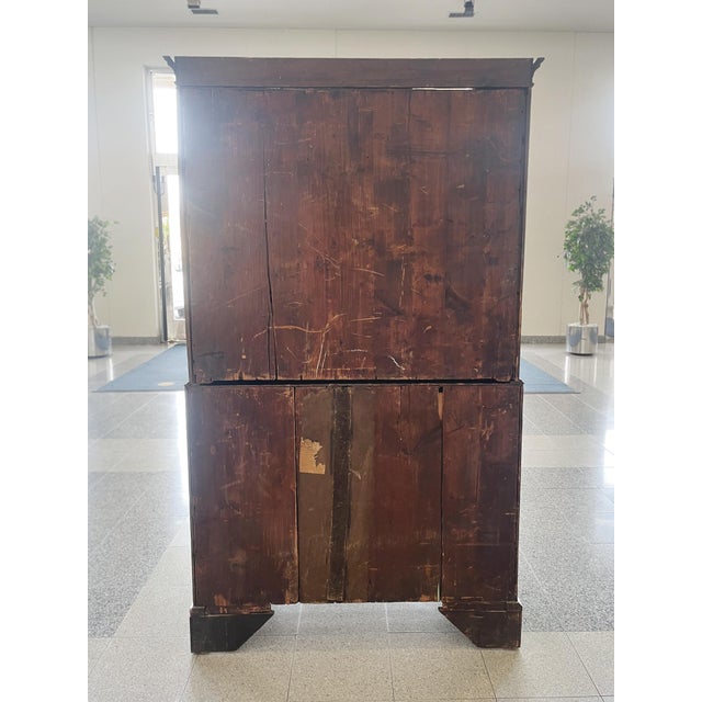 18th Century Mahogany George II Chest on Chest For Sale - Image 12 of 12