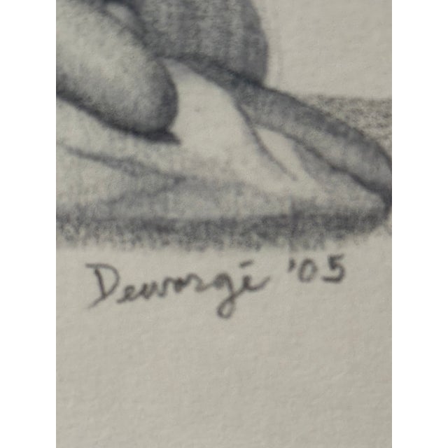 Framed Drawing by Dwight Deworge Williams | "Innocence Protected by Fidelity" | Artist Letter Includ For Sale - Image 10 of 10