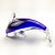 Murano Glass Dolphin Cobalt Blue For Sale - Image 10 of 10