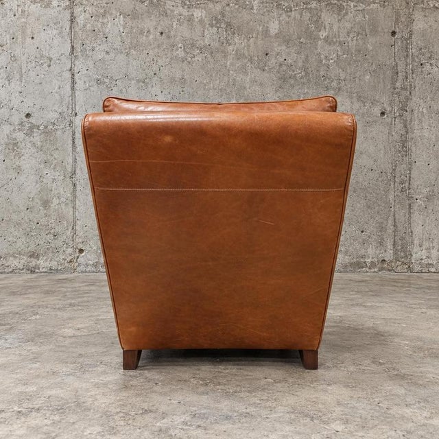 2000 - 2009 Cognac Brown Leather Club Chair from Atelier Matteo, Italy, 1970s For Sale - Image 5 of 8