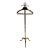 1970s Italian Brass and Wood Valet Stand For Sale