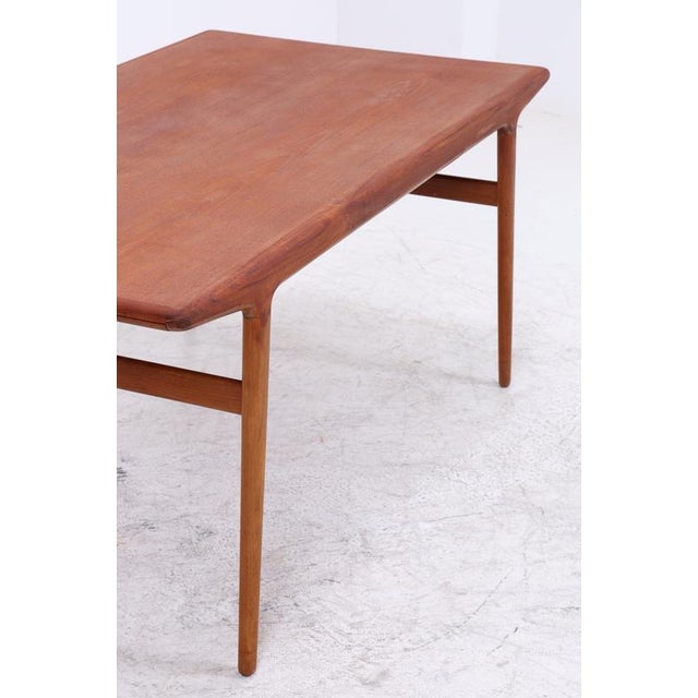 Extendable Dining Table in Teak by Niels Otto Møller for J.L. Møllers For Sale - Image 12 of 18