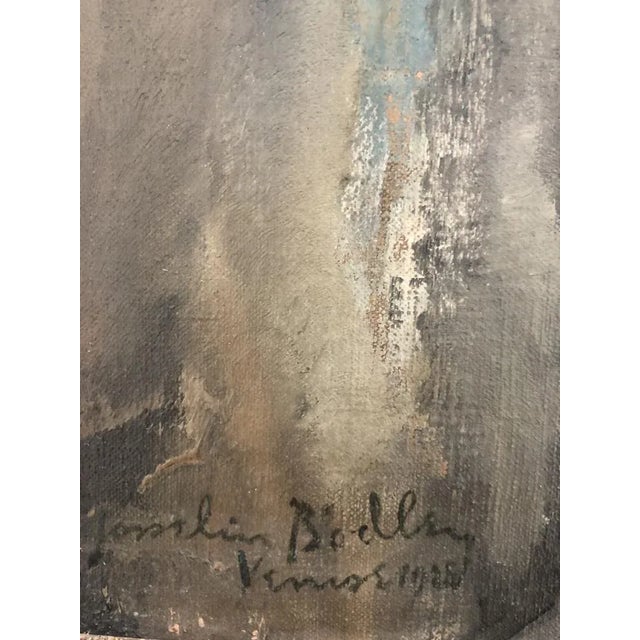 Modern Josselin Bodley, Venise, 1928, Oil on Canvas, Framed For Sale - Image 3 of 11