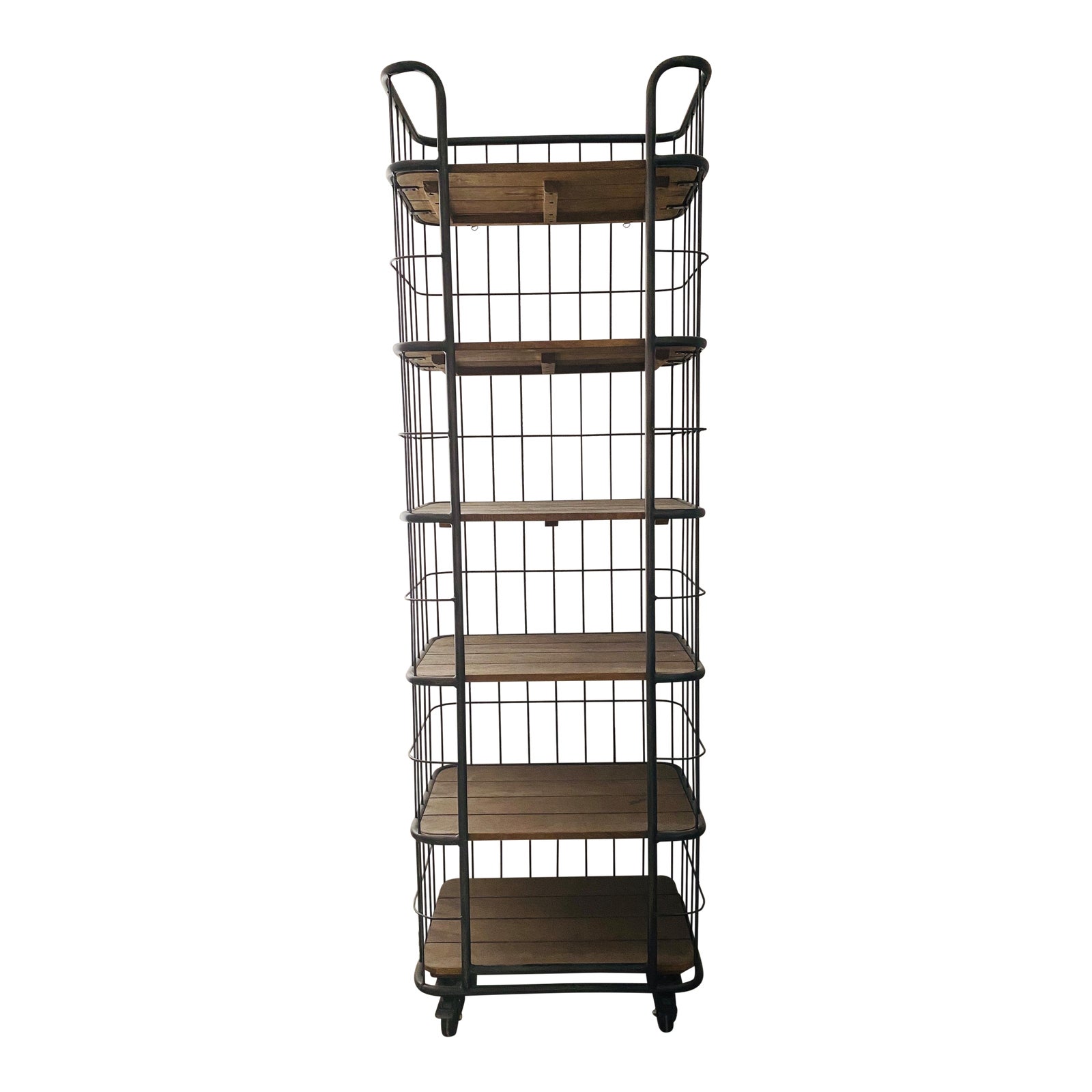 Restoration Hardware 1900 Caged Bakers Rack Chairish