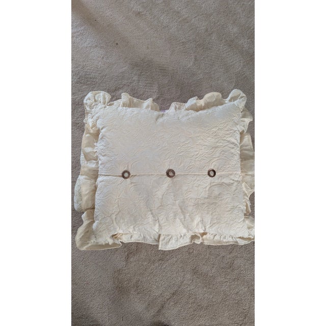 Vintage Handmade Pillow Sham For Sale - Image 9 of 12