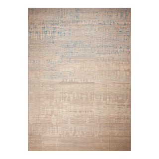 Nazmiyal Collection Large Abrash Tribal Modern Rug For Sale