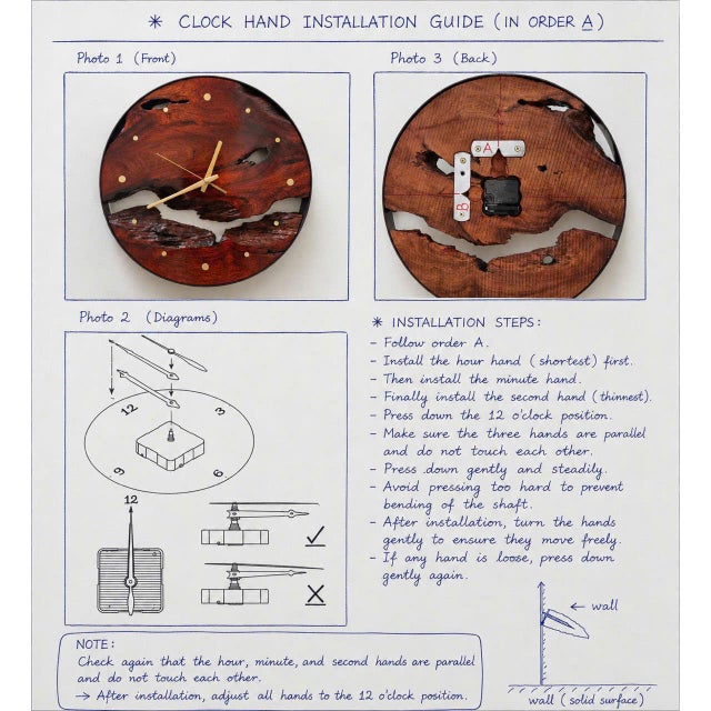 Traces of the River – One-of-a-Kind Handcrafted Driftwood Wall Clock For Sale - Image 15 of 16