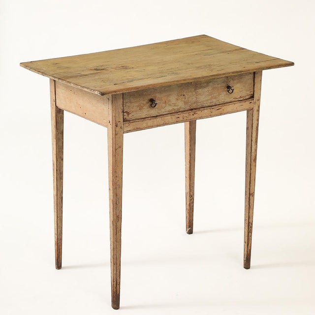 Antique Painted Side Table For Sale - Image 11 of 12