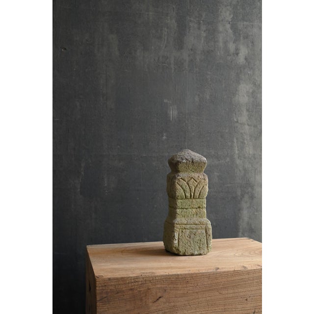 This stone fragment is thought to have been carved as part of a stone pagoda during Japan's Edo period (1603–1868). The...