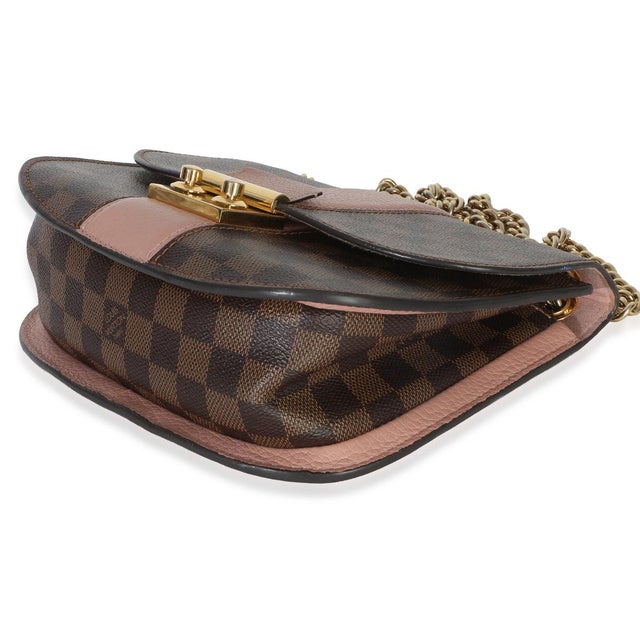 Textile Magnolia Damier Ebene Cuir Taurillon Wight Chain Bag For Sale - Image 7 of 9