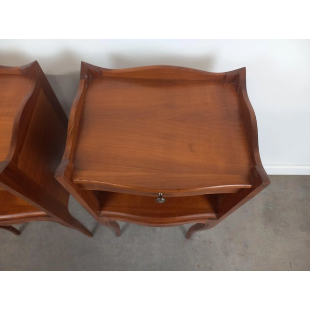 1950s Louis XV Style Bedside Tables, 1950s, Set of 2 For Sale - Image 5 of 17