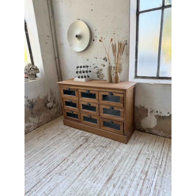 Walnut Seed Merchant Sideboard, 1950 For Sale - Image 4 of 18
