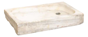 19th Century Spanish White Marble Sink