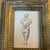 1940’s original abstract life study ink drawing in chunky gold frame. Measures 5x7 / approximately 12.5x14.5 framed. Check...
