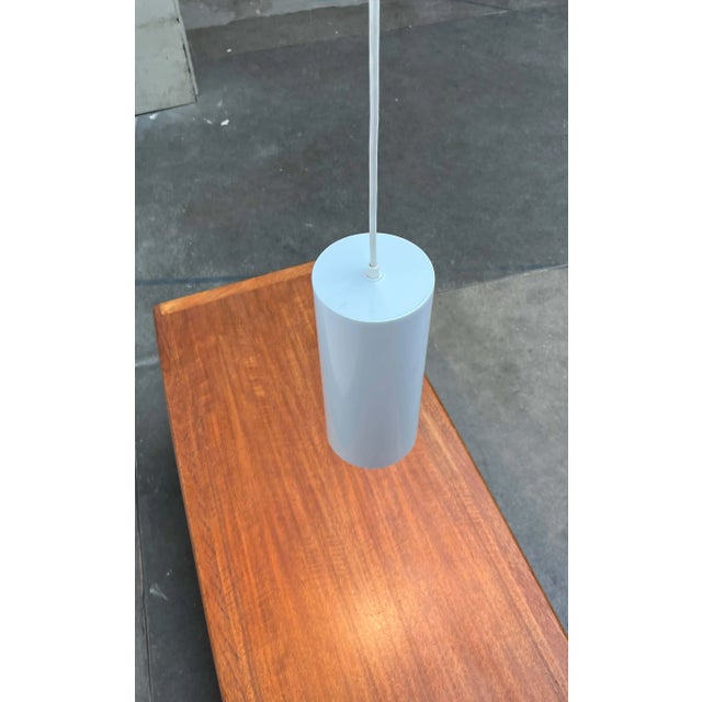 Vintage Danish Minimalist Model Pipeline Pendant Lamp by Ole Pless Jørgensen for Nordisk Solar, 1970s For Sale - Image 10 of 18