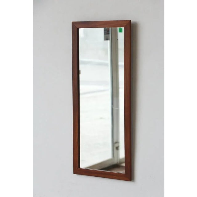 Mid-Century Modern Scandinavian Rectangular Mirror, 1960s For Sale - Image 3 of 9