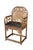 This 19th-century antique Chinese Export bamboo armchair showcases exceptional period craftsmanship, beautifully capturing...