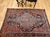 Textile 19th Century Persian Farahan Rug, Hand-Knotted Wool, Floral Medallion Design, Blue & Red, 4x6 For Sale - Image 7 of 18
