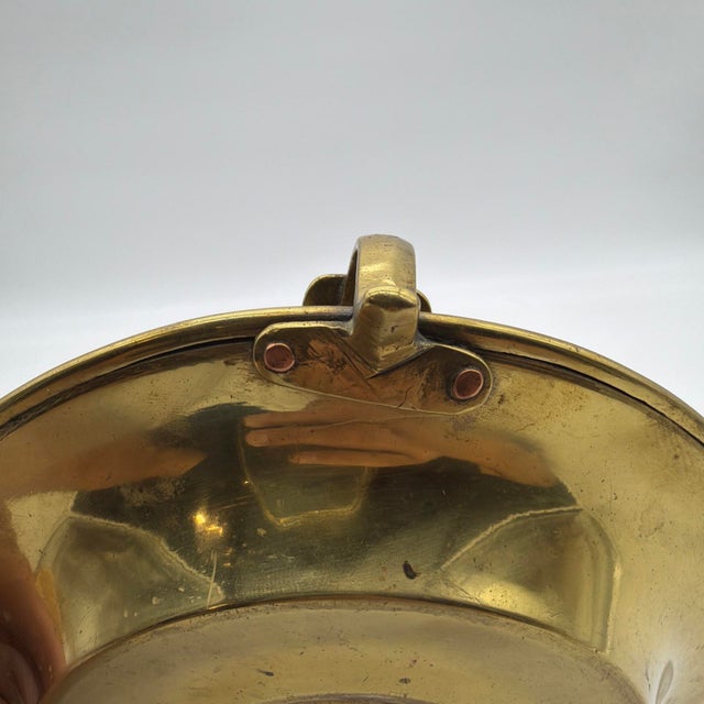 Antique Brass Push-Up Chamberstick, Probably English, Early to Mid 19th Century For Sale - Image 9 of 11
