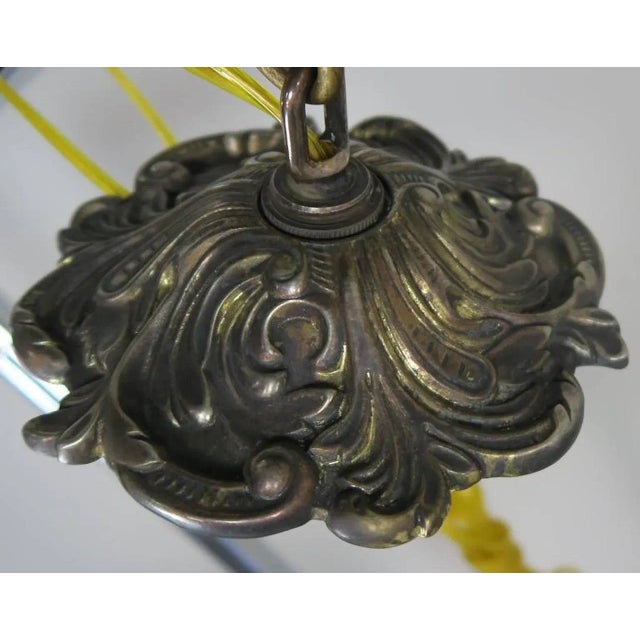 Louis XV Style Italian Crystal Beaded Arm Chandelier, Circa 1940s For Sale - Image 9 of 9