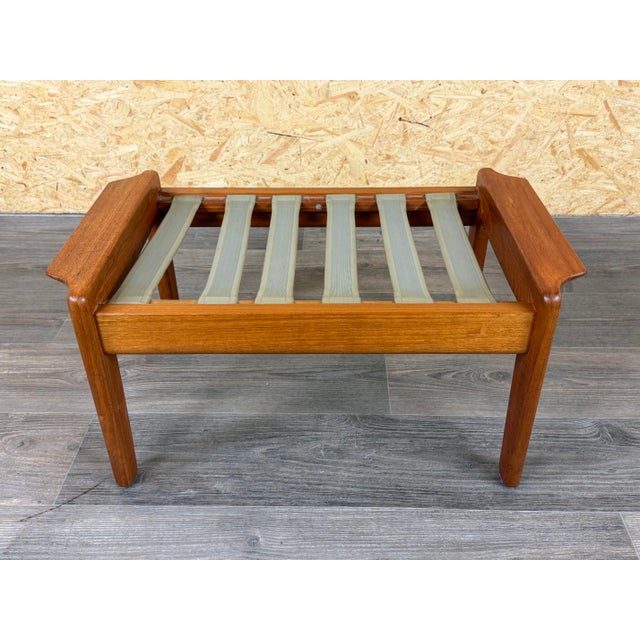 Teak Ottoman by Arne Wahl Iversen for Komfort, Denmark, 1920s For Sale - Image 12 of 16