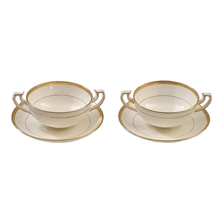 Circa 1910 Minton H969 for Burley & Co Gold Encrusted Cream Circa 1910 Minton H969 for Burley & Co Gold Encrusted Cream