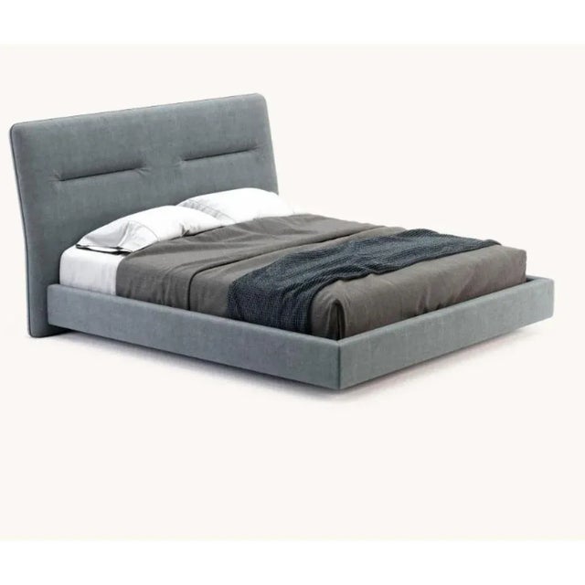 Contemporary King Size Helen Bed by Domkapa For Sale - Image 3 of 6