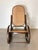 Rocking Chair in Wood and Straw, 1960s For Sale - Image 10 of 12