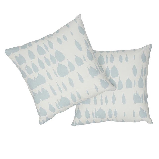 Schumacher Schumacher Queen of Spain 20" Pillow in Sky For Sale - Image 4 of 6