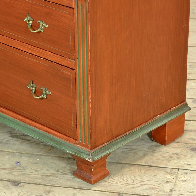 Vintage Pine Chest of Drawers, 1925 For Sale - Image 11 of 13