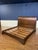Mahogany King Size Sleigh Bed With Low Footboard by Leighton Hall - Showroom Sample For Sale - Image 10 of 10
