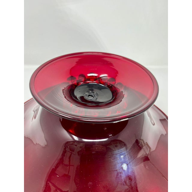 Glass Murano Glass Centerpiece Vintage For Sale - Image 7 of 7