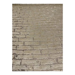 Gaston Y Daniela: Mendilibar - Natural Lct4452.001 Bronze and Ivory Cut Velvet Designer Fabric. - 5 Yards For Sale