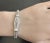 Stunning Natural Diamond 14k Solid White Gold Bracelet For Sale In Los Angeles - Image 6 of 9