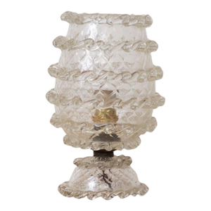 1940s Large Italian Murano Glass Table Lamp