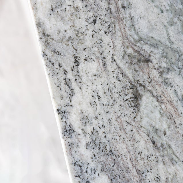 Modern Halden Brass Console Marble Iron Table For Sale - Image 3 of 5