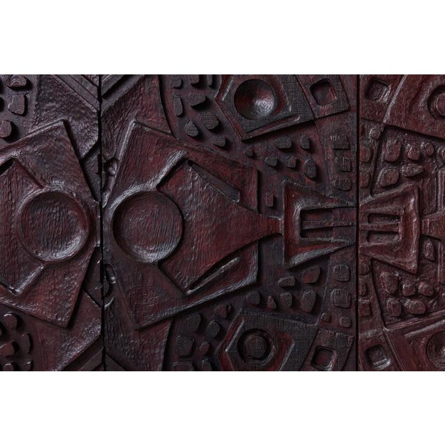 Abstract Wall Panel from Gianni Pinna, 1970s, in Very Good conditions. Designed 1970 to 1979 I have official proof of...
