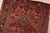 Hamedan Runner 3’6” X 9’7” Red Wool Vintage Tribal Hand-Knotted Oriental Rug For Sale In Philadelphia - Image 6 of 14