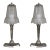 Maynadier Pair of French Art Deco Stepped Geometric Table Lamps - 1930s For Sale