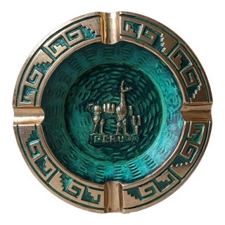 Vintage Peruvian Ashtray For Sale