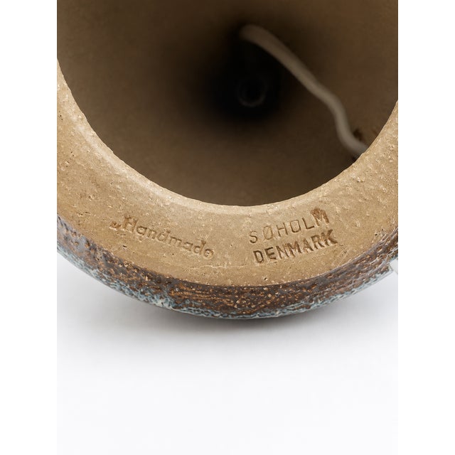 Mid-Century Modern Danish Ceramic Model 3071 Table Lamp by Einar Johansen for Søholm, 1960s For Sale - Image 6 of 11