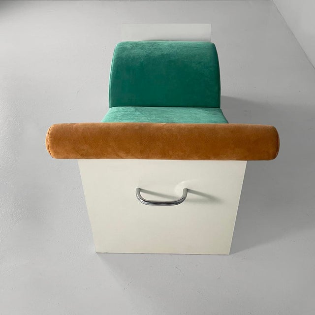 Italian Chaise Longue Juan by Marco Panini for Memphis, 1987 For Sale - Image 4 of 13